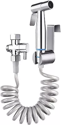 Handheld Bidet Sprayer For Toilet -Brass T-valve Adapter Sprayer Adjustable • $17.99