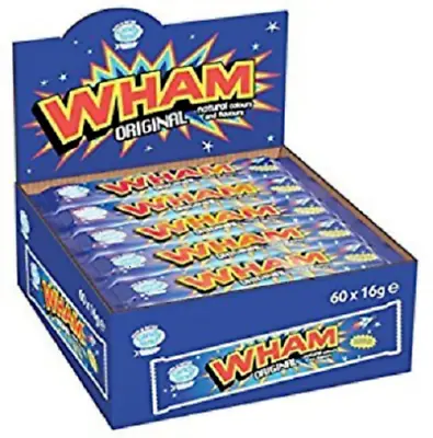 £9.99 • Buy Wham Original Raspberry Chew Bars Full Box Of 60