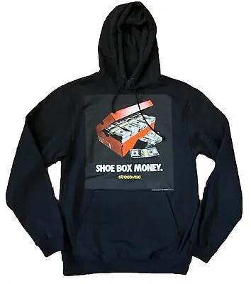 Streetwise Shoe Box Money Men’s Black Hoodie Hooded Sweatshirt • $48