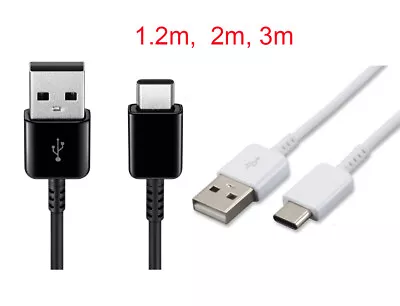 Samsung Galaxy Note 8 9 S8 S9 S10 Plus USB Data Charger Cable Type-C 2m 3m • $6.99