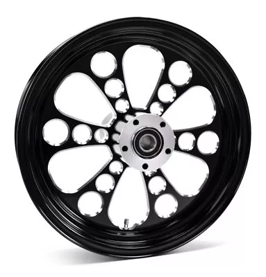 Ultima Kool Kat Black Billet 18  X 5.5  Rear Wheel Rim Harley Custom Chopper • $524.98