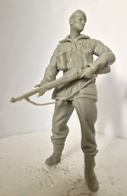 £10.99 • Buy #395-120mm-1/16th Scale-3D-RESIN-WW2 BRITISH RED DEVIL PARATROOPER IN BERET
