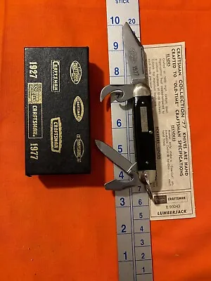 VINTAGE SEARS CRAFTSMAN USA 95043 Vintage Scout Camping Pocket Knife Folding • $89.99