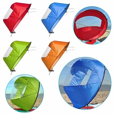 $32.43 • Buy Foldable 42'' Downwind Wind Sail SUP Paddle Board Kayak Boat Sailing Accessories