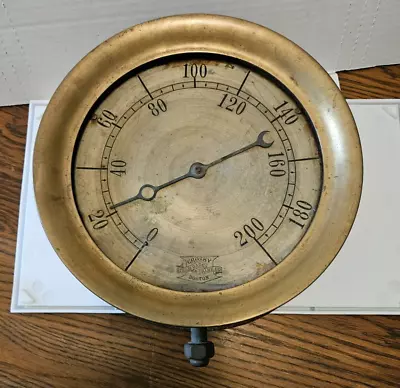 Crosby Steam Gauge & Valve Co. Boston 11  Brass Untested NOT Cleaned AS-IS • $245