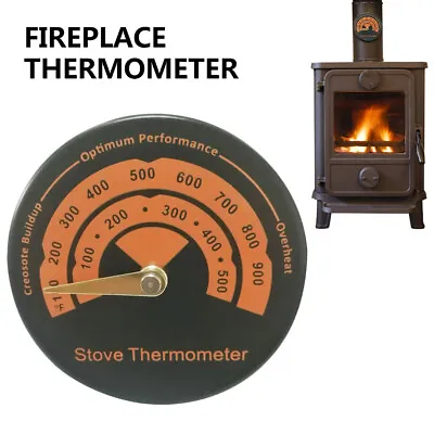 Magnetic Wood Stove Pipe Thermometers Fireplace Temperature Gauge Heat Tester  • $9.37