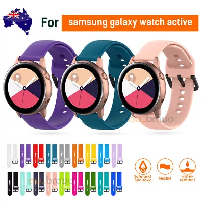 For Samsung Galaxy Watch 4 Band Classic Active 2 46/44/42/40mm Sport Wrist Strap • $5.99