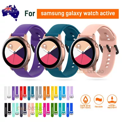 For Samsung Galaxy Watch 4 Band Classic Active 2 46/44/42/40mm Sport Wrist Strap • $6.99