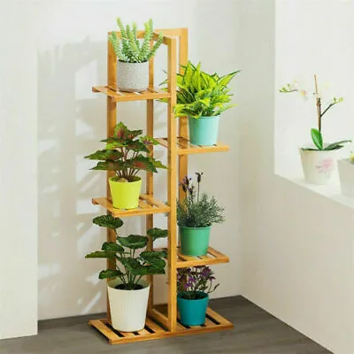 $37.93 • Buy Various Wood Bamboo Plant Stand Great Flower Plants Collection Display Shelves