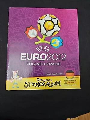 MINT Panini Euro 2012 Football Sticker Album 100% Complete Full Poland-Ukraine • £99.99