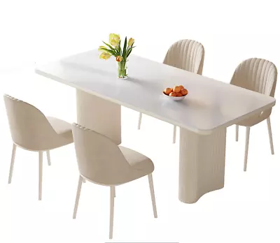 63.14  Dining Table Set For 4-6 Kitchen Dining Room Tables Deluxe Dinner Table • $479