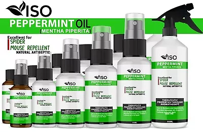 £15.79 • Buy Peppermint Essential Oil, Spider, Mouse Repelent, Natural 100% Pure