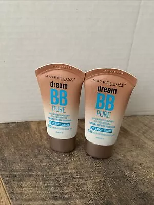 Maybelline Dream Pure Skin Clearing BB Cream 8-in-1 Skin Perfecting BB 2- Pack • $12.99
