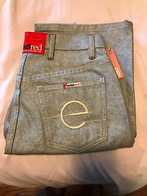 Women’s Ecko Red Denim Shinny Silver Coated Size 7 So Cool (138) • $11.99