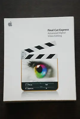 Apple Final Cut Express Advanced Digital Video Editing Software Package DV Edit • £9.99