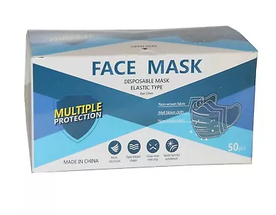 Disposable 3 Ply Face Mask 3PLY / Multi Protection 50pcs • $19.80