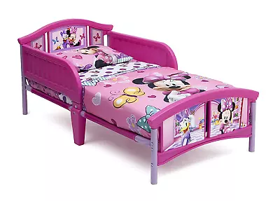 Disney Minnie Mouse Plastic Toddler Bed Kid's Furniture New Gift • $80.99