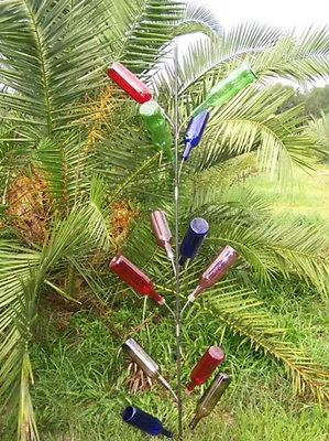 SOUTHERN 6 Ft  Wine Bottle Tree Country Classic Art Decor Yard Garden USA ! • $64.99