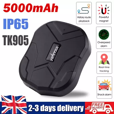 Mini TK905 GPS Tracker Magnetic Wireless Car Van Caravan Vehicle Tracking Device • £47.98