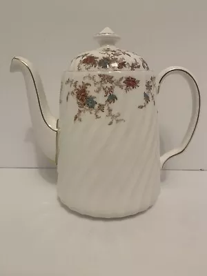 Minton Ancestral S-376 Bone China Coffee Pot W Lid • $50