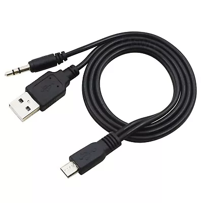Micro To 3.5mm Jack USB Audio Cable For Speaker Android S7 AUX Power Charge Cord • $6.26