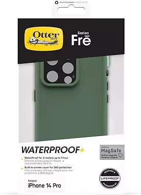 OtterBox FRE Series Case With MagSafe For Apple IPhone 14 Pro - Green • $49.04