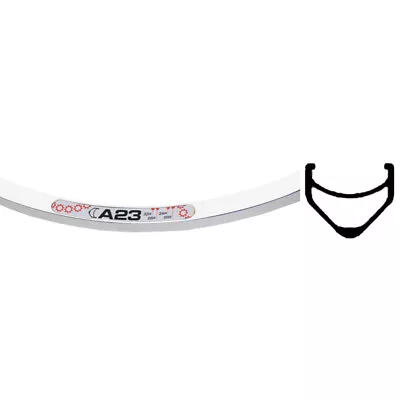 Velocity Rim Alloy 700 A23 24 White Machined • $59.83