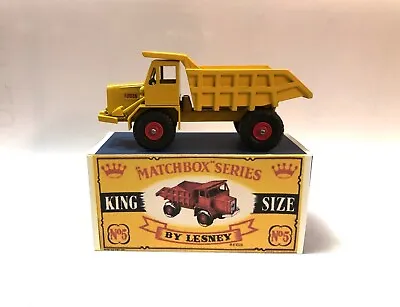 Vintage Lesney Matchbox King Size K5a Foden Tipper Truck  Restoration With Box • $57.99