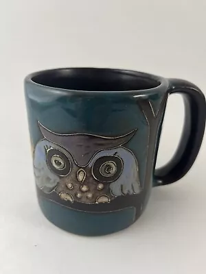 Handcrafted Mara Stoneware Owl Coffee Tea Mug 16oz. Heavy Pristine Condition • $19.97