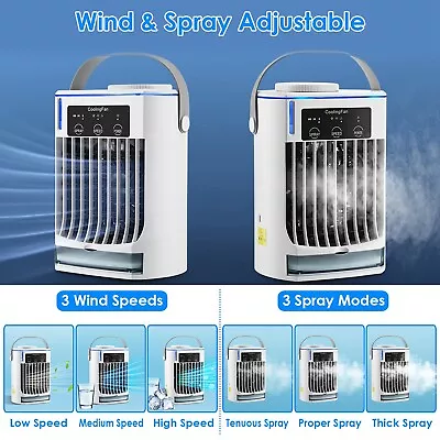 Portable Air Conditioners Cooling Fan Mini Air Conditioner Portable W/ 3 Speeds • $39.90