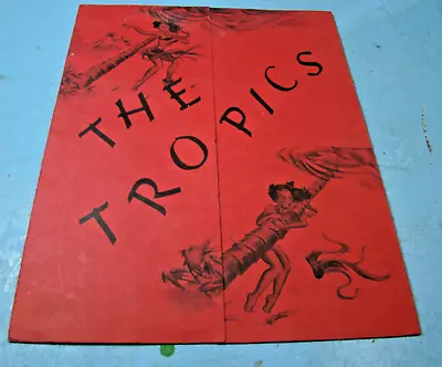 Vintage 1950s RISQUE Menu Cover Hula Girl Loses Grass Skirt! THE TROPICS • $34.99