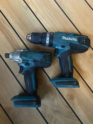 Makita 18v Cordless Drill And Impact Driver BOTH  G SERIES Naked Units Only Read • £60