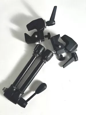 Manfrotto Magic Arm + 2 X Superclamps Excellent Condtion • £110