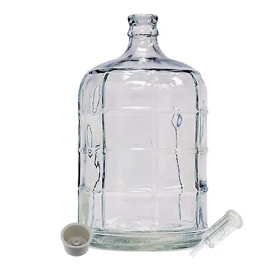 Home Brew Ohio 3 Gallon Glass Carboy With Drilled Bung And Three-Piece Airlock • $49.99