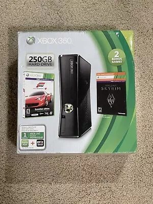 New Sealed Microsoft Xbox 360 Holiday Bundle 250GB Black Console (R9G-00165) • $1999.99