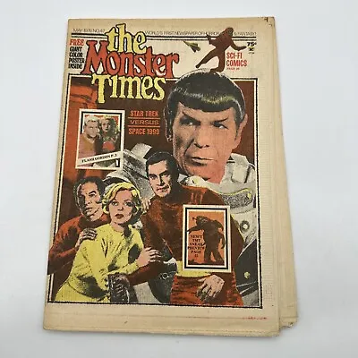 The Monster Times Magazine Newspaper Vol. #1 Issue #47 MAY 1976 Star Trek / 1999 • $25