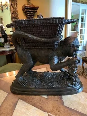 Maitland Smith Bronze Monkey Planter/box • $695
