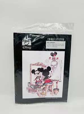 Vintage The Art Of Disney Mickey Mouse Cross Stitch Kit Self Portrait New Sealed • $89.95