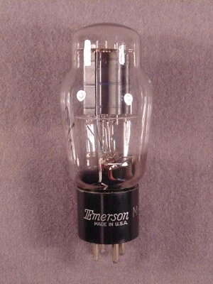 $59.99 • Buy 1 2A3 EMERSON By RCA Black Plate HiFi Radio Amp Vintage Vacuum Tube Code V4