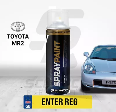 Touch Up Paint Toyota MR2 Aerosol Spray Car Registration Reg Colour Match • £20.95