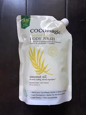 Cocomagic Body Wash Coconut Honey Coconut Oil 48oz Jumbo Refill (Not 32oz) NEW • $25.99