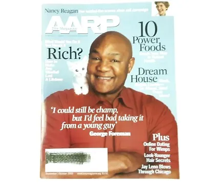 Vintage September October 2003 AARP Magazine George Forman Dream House Health • $7.99