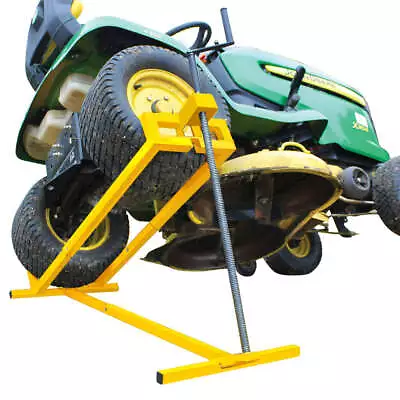 VOUNOT Lifter For Lawn Mowers Garden Tractor Jack Weight Capacity 900lbs Yellow • £69.99