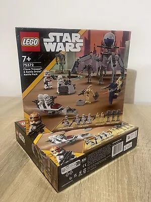 LEGO Star Wars - Clone Trooper & Battle Droid Battle Pack (75372) BNIB • $80