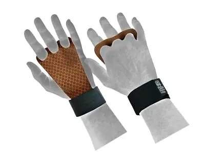 £6.95 • Buy Crossfit Leather Grip Hand Guard Gym Gloves Pull Up Gymnastic Palm Protector Rxd