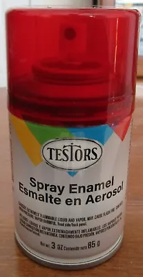 Testors Model Master Gloss CUSTOM CANDY RED Enamel Spray Paint Can  3 Oz. 1605 • $8.90