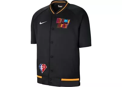 Nike NBA Miami Heat Showtime City Edition Jacket Black Sz Large • $80