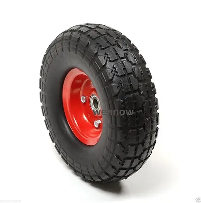 10  Flat Free Tire For Hand Truck Tire Dolly With 5/8  ID Bearing Filled W/ Foam • $44.98
