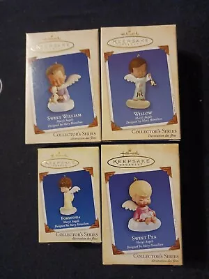 Lot Of 4 Hallmark Keepsake Christmas Ornament Mary's Angels Series NEW • $36.99