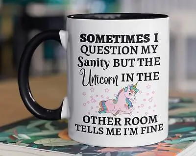 Humorous Mug/sarcastic Mug/unicorn Mug/funny Coffee Mug/humor Mugs/sometimes I Q • $18.99